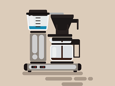 Moccamaster [GIF] after effects animation coffee illustrator motion graphics