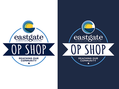 Eastgate Op Shop branding eastgate logo op shop recreation shop