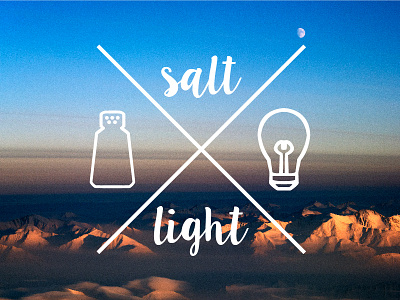 Salt&Light branding church eastgate light logo moon mountain salt salt and light saltlight