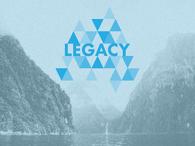 Legacy branding eastgate grain lake legacy logo mountain ocean river sea triangle waterfall