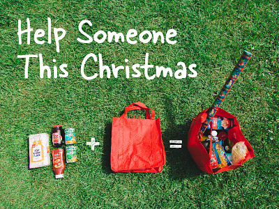 Help Someone This Christmas angel bag branding christmas eastgate hamper help