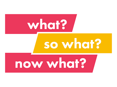 what? so what? now what? alive clip cut eastgate question snipperclips