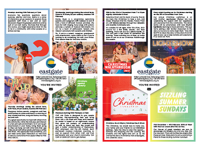 Community Newsletter branding eastgate mail newsletter print quadrant