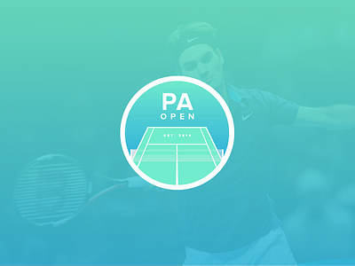 Tennis tournament logotype