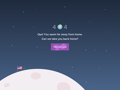 404 404 space ui web web design