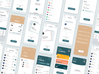 Shared finances app cards checkbox fintech green input ios label list minimalistic mobile onboarding payment profile settings swipe transactions ui ux ux ui