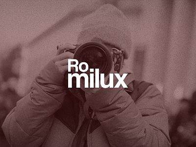 Romilux Logo branding design icon illustrator lettering logo minimal type typography vector