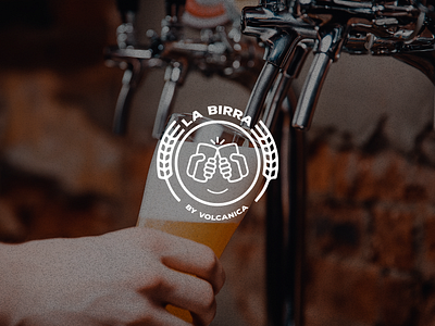 La Birra Logo beer beertruck brand brand identity branding cerveza design food foodie foodtruck icon logo logo design logo designer logodesign logos logotype minimal