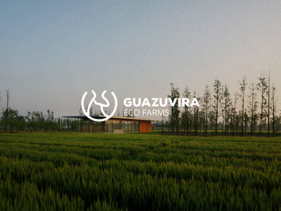 Guazuvira Logo brand brand identity branding branding design design eco farm farmers farming icon logo logo design logodesign logos logotype typography