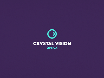 Crystal Vision Logo brand brand design brand identity brandidentity branding crystal design glass glasses icon illustrator logo logo design logodesign minimal optical vector vision