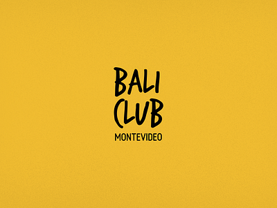Bali Club Logo bali brand branding club dance dancing design icon illustrator logo logo design logodesign logotype minimal montevideo night club nightclub vector