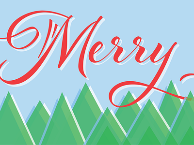 Christmas 2018 christmas design holiday illustration typography vector