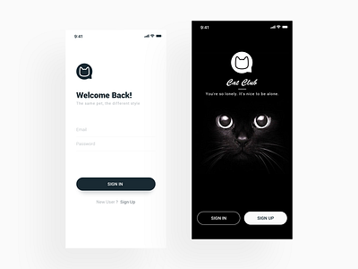 App Sign in by 𝒋𝒊𝒆𝒔 for CoCo on Dribbble