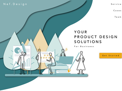 #Daily_UI 003 Landing Page branding design illustration ui vector web website