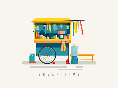 Having a break break breaktime cart chitchat dhaka refreshment street food tea teastall tong cart tongs
