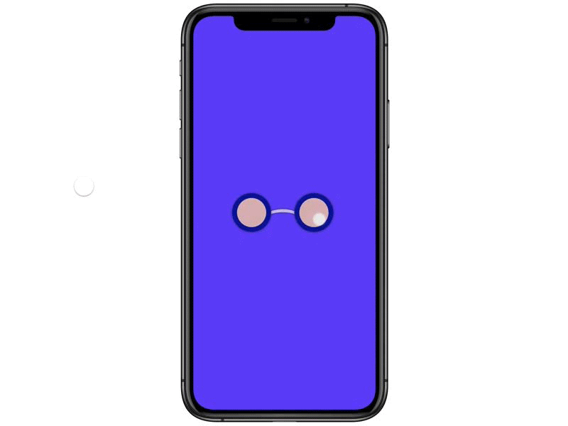 Glasses animate animation animation after effects design app gif glasses invision invision studio invisionapp iphone mobile mobile app prototype ui ux wireframes