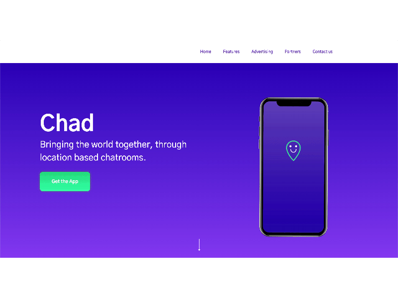 Chad - Website Concept