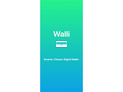 Walli - Smarter. Cleaner. Digital Wallet. app graphic graphic design graphics design mobile ui designer ui ux ux designer wallet wireframes