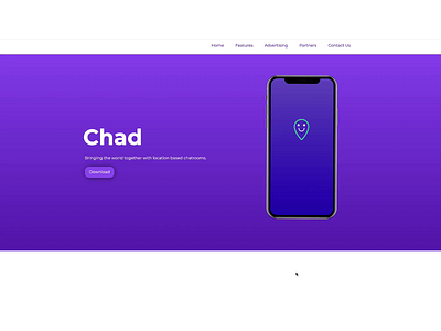 Chad - Website chat gif location messaging mobile app social app social media website website animation