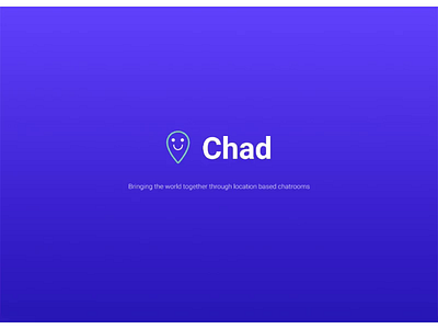 Chad Web App - Splash Animation animation chat facebook instagram location app messaging messaging app mobile snapchat social media social media app twitter ui ui ux web app webapp webapps website