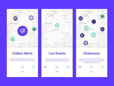 Chad Mobile On-boarding google maps location app message message app mobile mobile app mobile app design mobile design mobile ui onboard onboarding onboarding screen onboarding screens onboarding ui social social app social media social network socialmedia ui