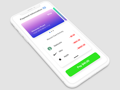 Daily UI - 02 - Credit Card Page Challenge