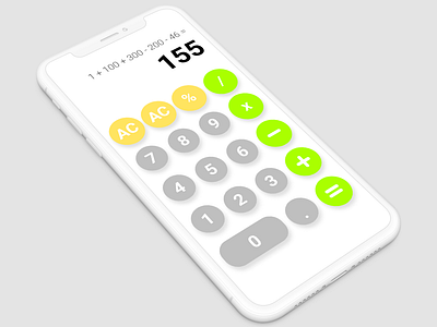 DailyUI-04-Calculator calculator calculator app calculator ui daily ui dailyui dailyui 004 dailyui challenge dailyuichallenge