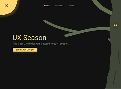 Website Concept - UX Season brand branding design website fall illustration illustration art product design seasonal spring summer webdesign website website concept website design winter