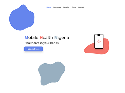 Mobile Health Website - Home branding graphic graphics health health app health care healthcare healthy illustrations web web design webdesign website website concept website design websites