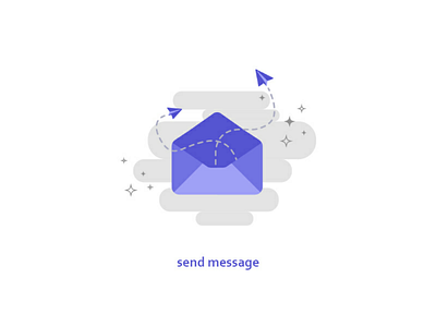 send message icon icon design illustration message sms ui