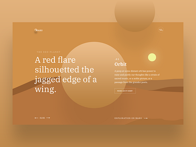 Mars Exploration adobexd appdesign explore iconography illustration mars minimal orbit photoshop spaceexploration typography ui ux vector visual visual hierarchy web webdesign webuiuxdesign
