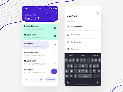 To do List App UI