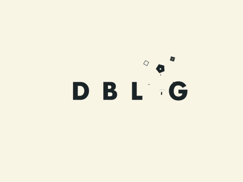 DBLG logo animation v.02 2d animation color dblg gif logo playful smoth