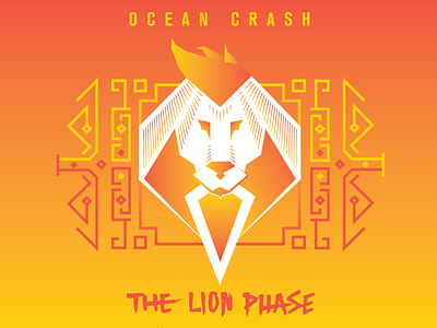 The Lion Phase album cover animal circle crash edm geometric jungle life lion music ocean tribal