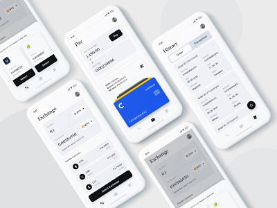 BitOne - Accumulate & Pay Bitcoin altcoin bitcoin bitcoin wallet coinbase crypto exchange crypto wallet cryptocurrency design exchange order history payment payment app transaction ui ux wallet