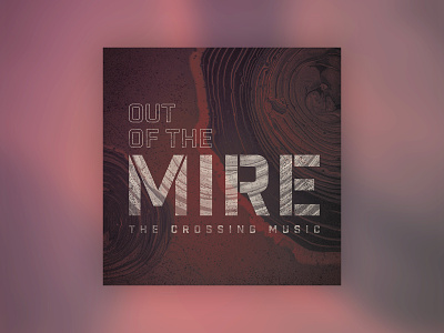 Out of the Mire album album art cover grit maroon mire mud music red single texture