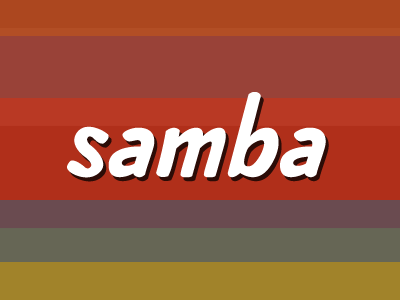 Samba brasil hand painted type