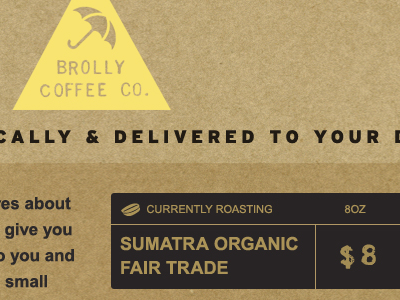 Brolly Coffee Website