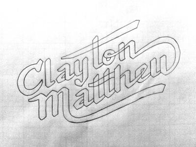 Sketch2 custom type logo mark middle names