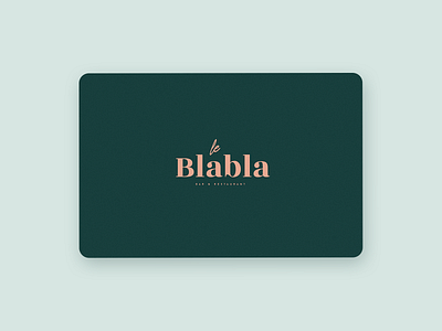 Blabla Bar art direction design drink logo logotype vector