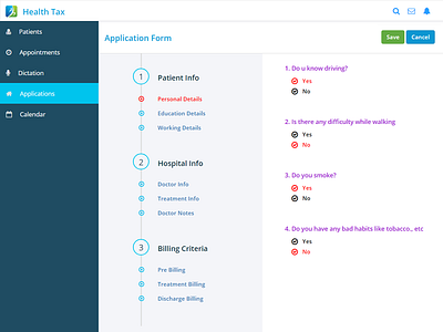 Medical Multi Level Hierarchy Form form multi form