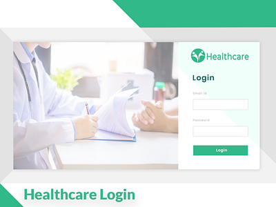 Healthcare Login Panel