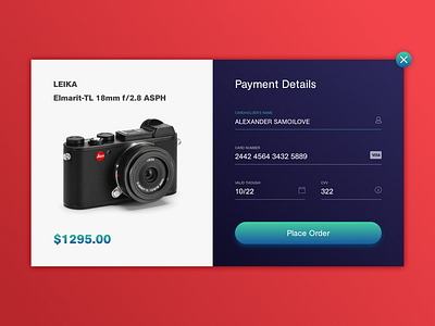 Daily UI Credit Card Checkout Form Day 2 checkout dailyui day2 designchallenge ui