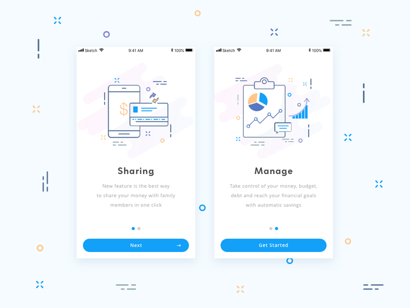 Daily Ui 23 Onboarding by Elizaveta Bodler on Dribbble