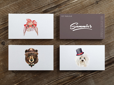 Sammie's – Pet Parlour – Business Cards