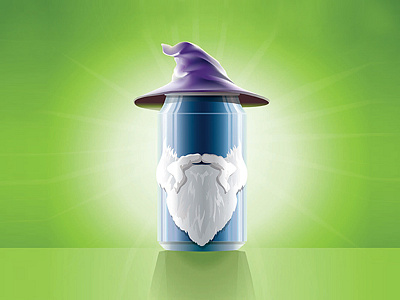 Every Can Counts cans concept eco friendly gandalf green illustration leafs poster recycle web