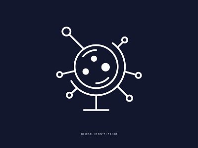 Global (don't) Panic brand brand identity branding branding concept branding design concept corona corona virus coronavirus earth exploration globe globes illustration minimalism panic virus visual visual design