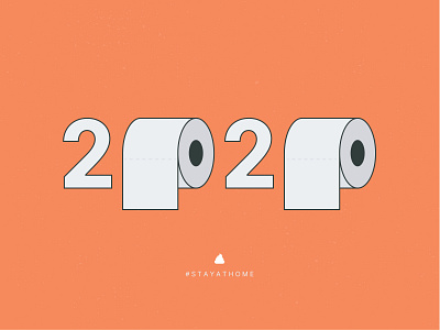 Stay at Home 2020 art direction brand identity branding branding concept branding design concept coronavirus draw dribbble dribbbleweeklywarmup exploration illustration print stay at home toilet paper visual visual design weekly challenge weekly warm up