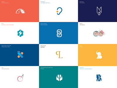 Random Logos&Icons app branding colors concept design drawing icon ilustration logo logo design logotype minimal negative positive print sign symbol visual