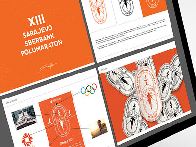 Sarajevo Halfmarathon 2019 Branding, work in progress brand branding colors concept design event illustration inspiration logo logotype olympic poster presentation presentation design print run typography vector visual work in process